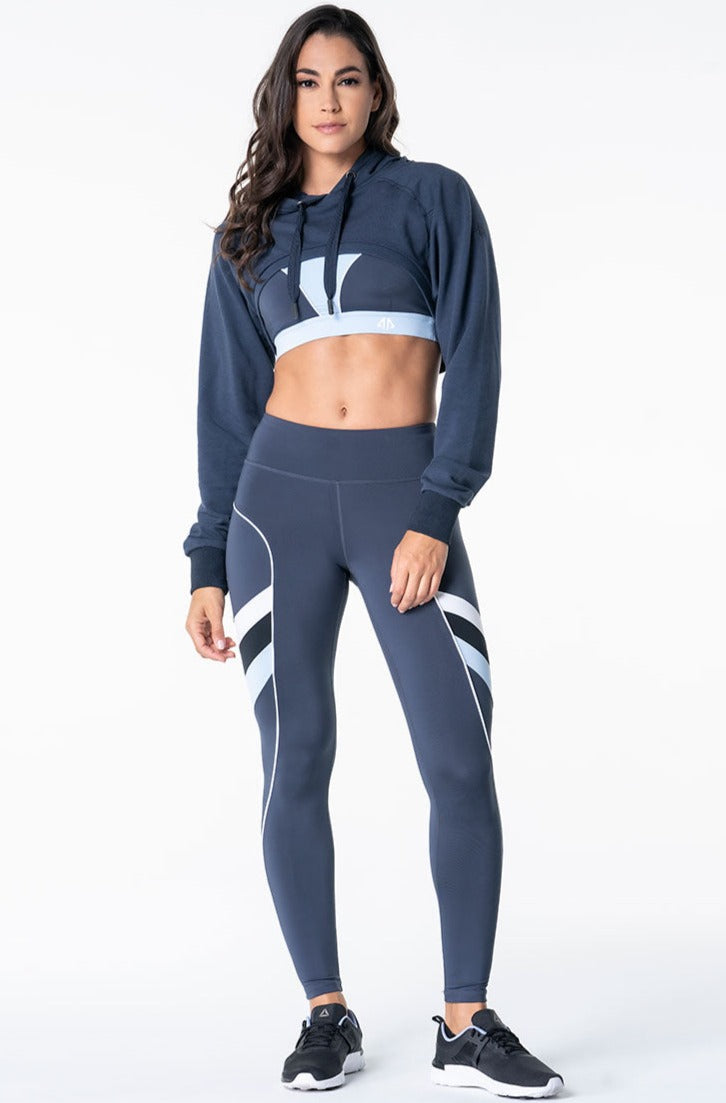 Combined Blue Workout Top Atenea / Women's Sports Tops / Athletic
