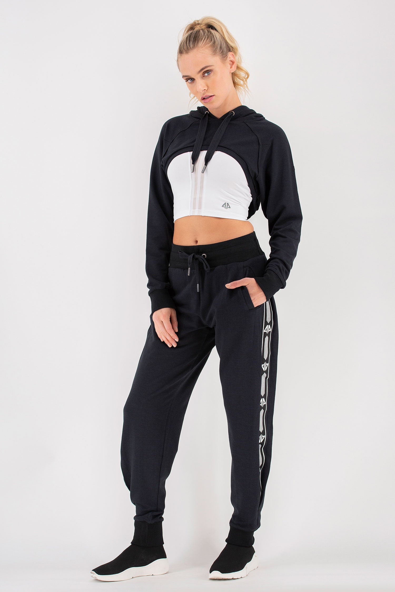 Lounge Cropped Hoodie – Alpha Prime