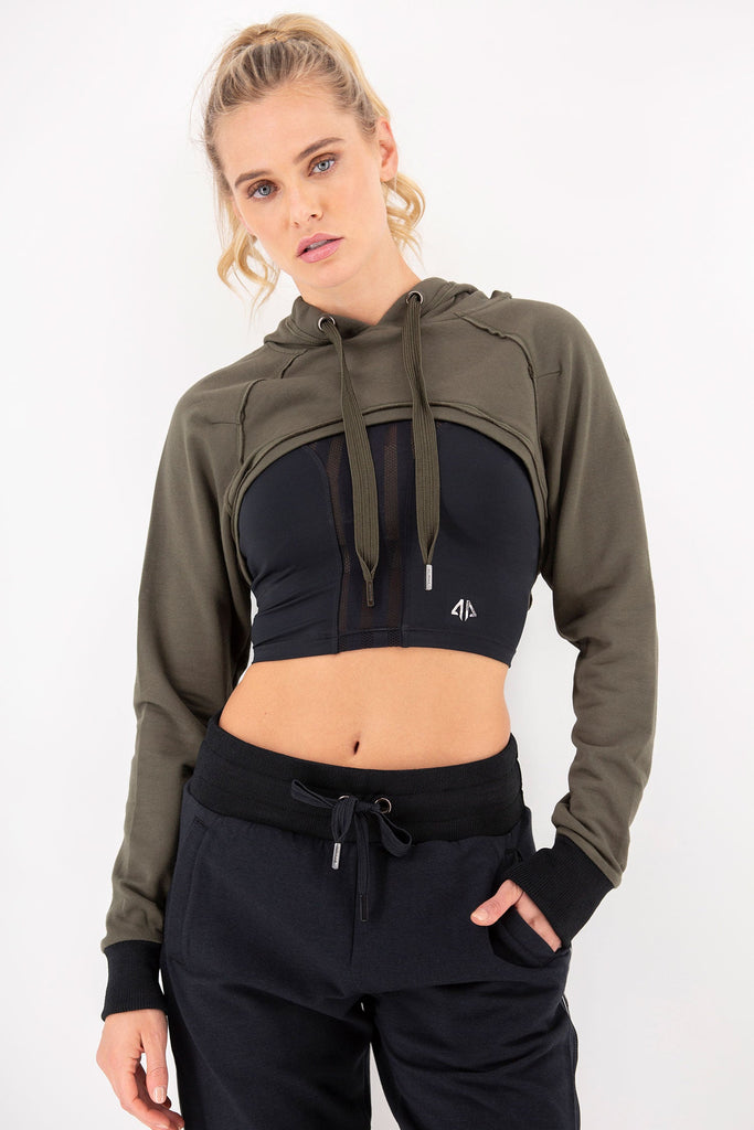 Full Sleeve Hooded Crop Hoodie For Women at Rs 399/piece in Ludhiana