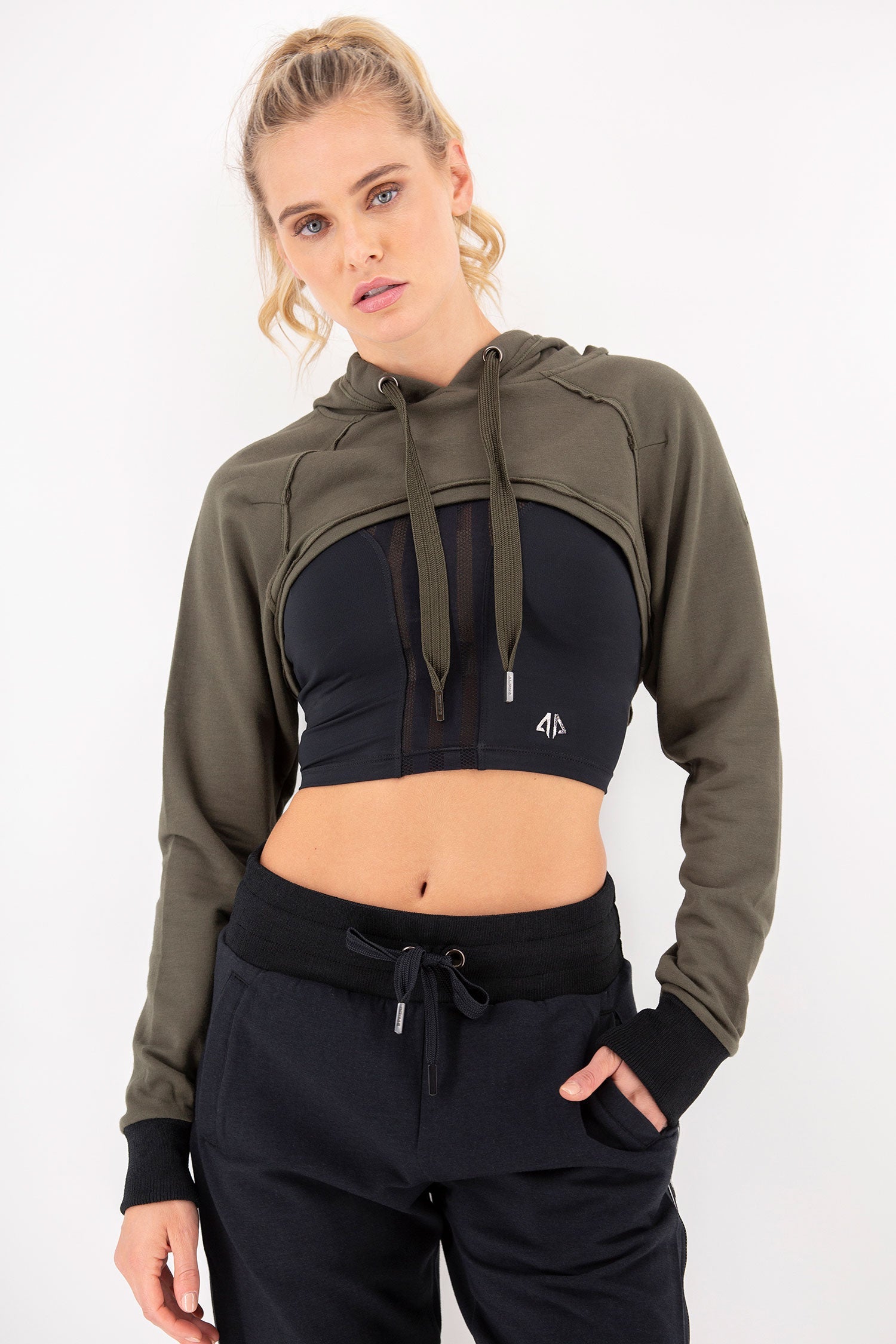 Lounge Cropped Hoodie